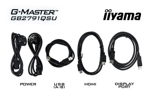 iiyama G-MASTER GB2791QSU-B1 computer monitor 68.6 cm (27") 2560 x 1440 pixels Wide Quad HD Black