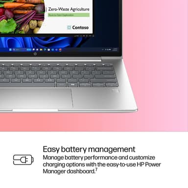 HP ProBook 4 G1iR Intel Core 5 120U Laptop 35.6 cm (14") WUXGA 8 GB DDR5-SDRAM 256 GB SSD Wi-Fi 6E (802.11ax) Windows 11 Pro Silver view 6