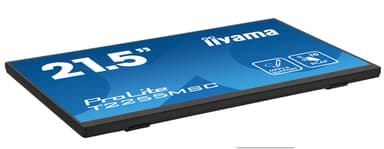 iiyama ProLite T2255MSC-B1 computer monitor 54.6 cm (21.5") 1920 x 1080 pixels Full HD LCD Touchscreen Black view 3