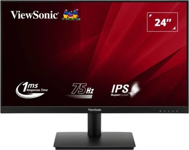 Viewsonic VA VA240-H-2 computer monitor 60.5 cm (23.8") 1920 x 1080 pixels Full HD LED Black view 1