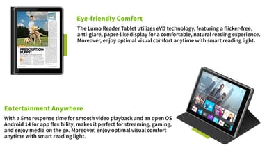 Hannspree Lumo 7.8 Reader Tablet 64 GB 19.8 cm (7.8") Android Black view 14