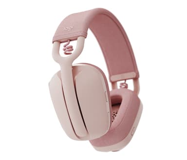 Logitech Zone Vibe 100 Headset Wireless Head-band Calls/Music Bluetooth Rose view 4