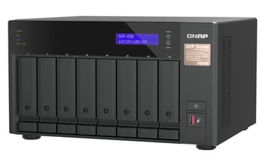 QNAP QVP-85B NAS/storage server Tower Intel® Core™ i5 32 GB DDR4 0 TB QVR Pro Black view 5