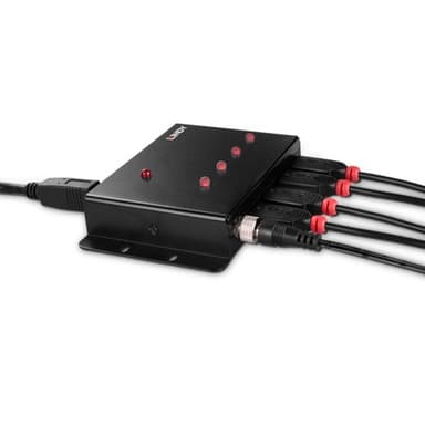 Lindy 4 Port USB 3.0 Metal Hub view 4