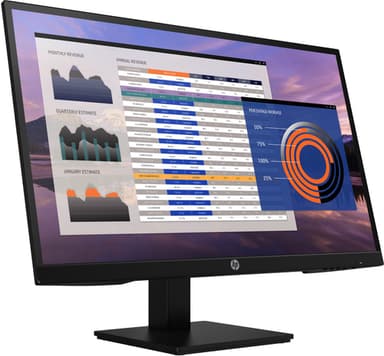 HP P27h G4 computer monitor 68.6 cm (27") 1920 x 1080 pixels Full HD LCD Black view 3