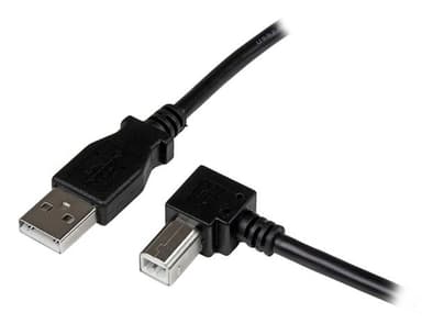 StarTech.com 1m USB 2.0 A to Right Angle B Cable - M/M view 1