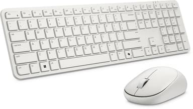 DELL Pro 5 KM526 keyboard Mouse included Home/Office RF Wireless QWERTY US International White view 2