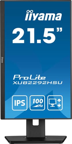 iiyama ProLite XUB2292HSU-B6 computer monitor 54.6 cm (21.5") 1920 x 1080 pixels Full HD LED Black view 3