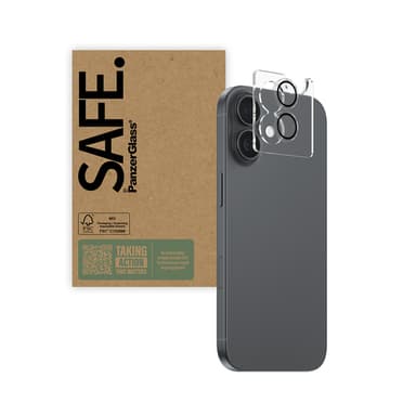 PanzerGlass SAFE. by ® Camera Lens Protector Transparent iPhone 17 | iPhone 16 | 16 Plus | Bulk Clear screen protector Apple 10 pc(s) view 5
