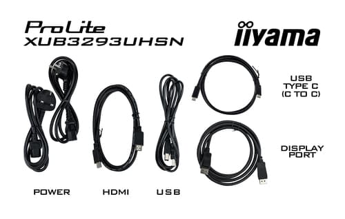 iiyama ProLite XUB3293UHSN-B5 computer monitor 80 cm (31.5") 3840 x 2160 pixels 4K Ultra HD LCD Black