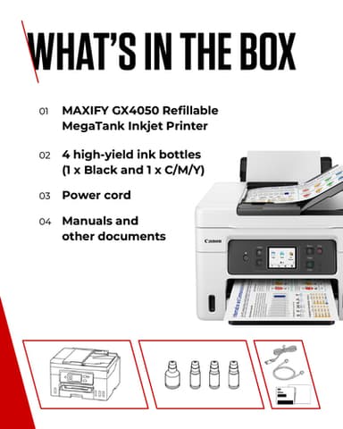 Canon GX4050 Inkjet A4 600 x 1200 DPI Wi-Fi view 22
