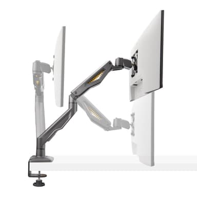 StarTech.com Desk Mount Monitor Arm, Up To 32" Display, Max 22lb/10kg, VESA 75x75/100x100, C-Clamp, Fully Articulating, Mechanical Spring, TAA-compliant view 5