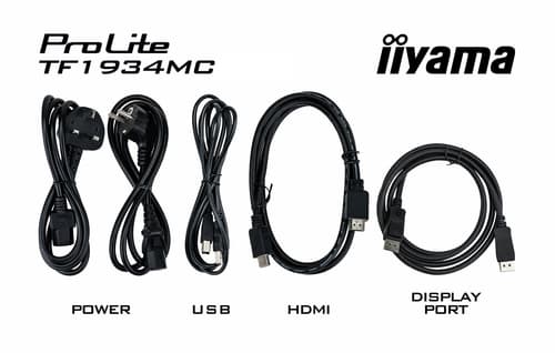 iiyama ProLite TF1934MC-B7X computer monitor 48.3 cm (19") 1280 x 1024 pixels SXGA LED Touchscreen Black