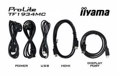 iiyama ProLite TF1934MC-B7X computer monitor 48.3 cm (19") 1280 x 1024 pixels SXGA LED Touchscreen Black view 5