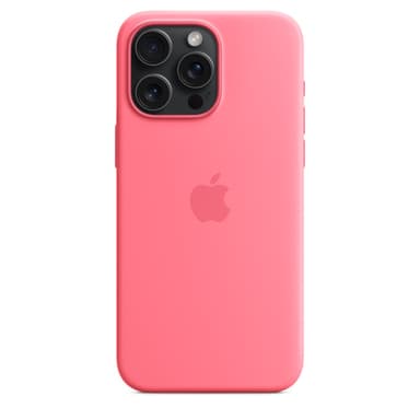Apple iPhone 15 Pro Max Silicone Case with MagSafe - Pink view 4