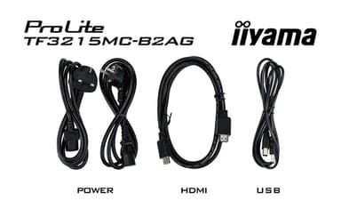 iiyama ProLite TF3215MC-B2AG computer monitor 80 cm (31.5") 1920 x 1080 pixels Full HD LED Touchscreen Kiosk Black view 17