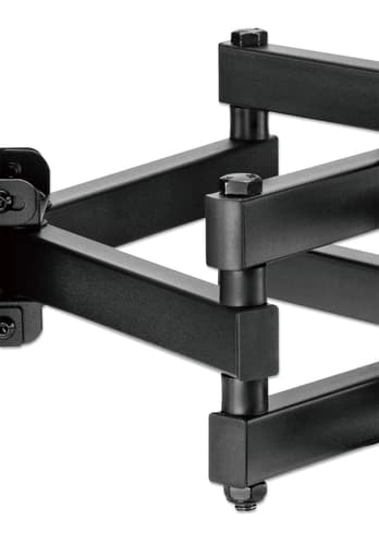 Manhattan Wall Mount for TV & Monitors (Full Motion), For screens 32" to 55", VESA compatibility: all between 100x100mm to 400x400mm - check the dimensions of the four mounting holes on back of screen to ensure it fits, Max 40kg, Black, Bracket, Lifetime Warranty view 7