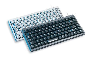 CHERRY Compact G84-4100, light grey, CH keyboard USB + PS/2 view 1