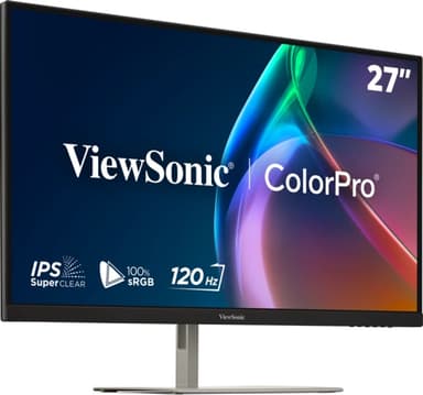 Viewsonic VP Series 27" 120Hz 2K QHD Pantone Validated 100% sRGB & Factory Calibrated Monitor with 90W USB-C view 4