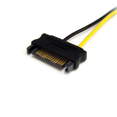 StarTech.com 6in SATA Power to 8 Pin PCI Express Video Card Power Cable Adapter view 2