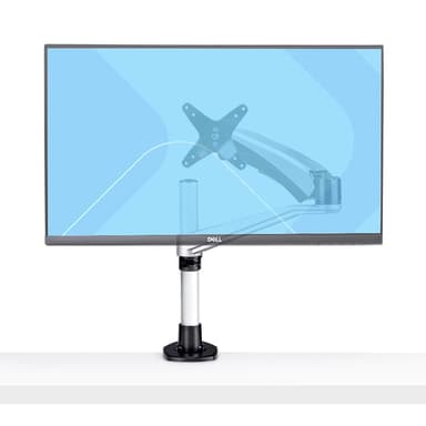 StarTech.com Desk Mount Monitor Arm For 27in 16:9 or 30in 21:9 Ultrawide Screens, VESA 75x75/100x100, Tool-Less Mechanical Spring Arm, C-Clamp/Grommet, TAA view 3