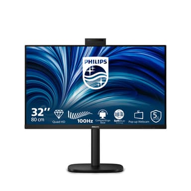 Philips 3000 series 32B2U3601H/00 computer monitor 80 cm (31.5") 2560 x 1440 pixels Quad HD LCD Black view 1