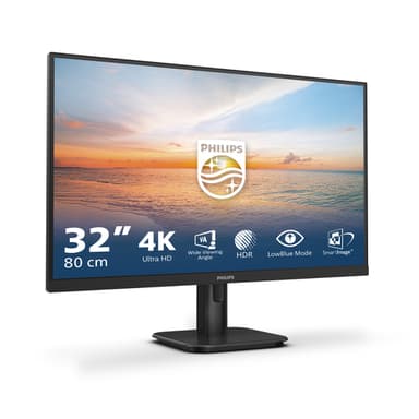 Philips 1000 series 32E1N1800LA/00 computer monitor 80 cm (31.5") 3840 x 2160 pixels 4K Ultra HD LCD Black view 2