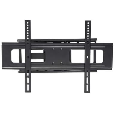 Manhattan Wall Mount for TV & Monitors (Full Motion), For screens 37" to 65", VESA compatibility: all between 200x200mm to 600x400mm - check the dimensions of the four mounting holes on back of screen to ensure it fits, Max 50kg, Black, Bracket, Lifetime Warranty view 2