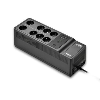 APC Back-UPS, 500VA/300W Floor/Wall Mount, 230V, 8x French/Belgian outlets, USB Type A Port, User Replaceable Battery view 4