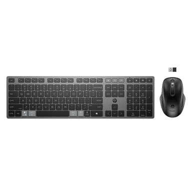 HP 725 Multi-Device Rechargeable Wireless Keyboard and Mouse Combo view 1