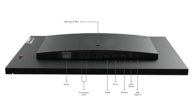 Lenovo ThinkVision P24q-30 computer monitor 60.5 cm (23.8") 2560 x 1440 pixels Quad HD LED Black view 11