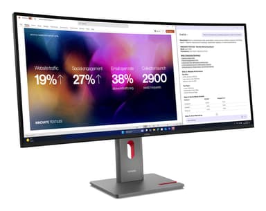 Lenovo ThinkVision P40WD-40 Monitor view 2