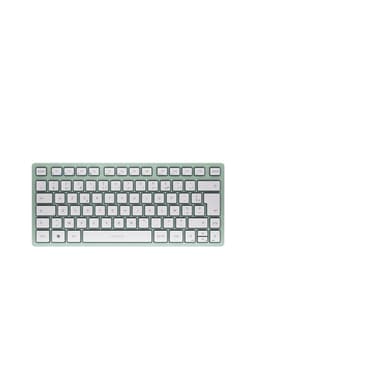 CHERRY KW 7100 MINI BT keyboard Universal Bluetooth AZERTY French Mint colour view 1