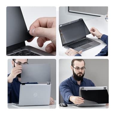 StarTech.com 13.3-inch 16:10 Bright Privacy Screen Filter with Touch, Flip-Over, 75% Light Transmittance, Anti-Glare Privacy Filter, +/- 30 Deg. View Angle view 4