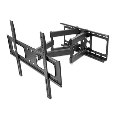 Manhattan Outdoor Wall Mount for TV & Monitors (Full Motion), For screens 37" to 65", VESA compatibility: all between 200x200mm to 600x400mm - check the dimensions of the four mounting holes on back of screen to ensure it fits, Max 50kg, Weatherproof, Bracket view 1