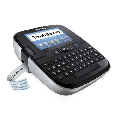 DYMO LabelManager Label Manager 500TS Touch Screen Handheld Label Maker | QWERTY Keyboard | Full Colour with PC/Mac Connection