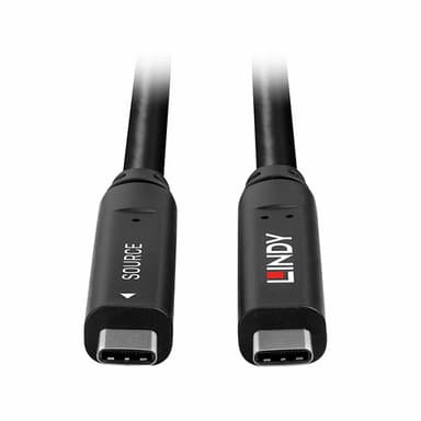 Lindy 8m USB 3.2 Gen 1 and DP 1.4 Type C Hybrid Cable view 4