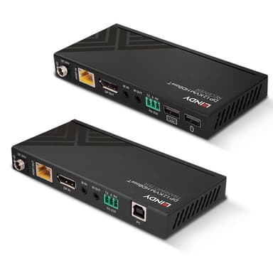Lindy 150m Cat.6 DisplayPort 1.2, USB, IR and RS-232 HDBaseT KVM Extender view 2