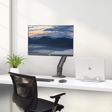 StarTech.com Desk Mount Monitor Arm, Up To 32" Display, Max 22lb/10kg, VESA 75x75/100x100, C-Clamp, Fully Articulating, Mechanical Spring, TAA-compliant view 10