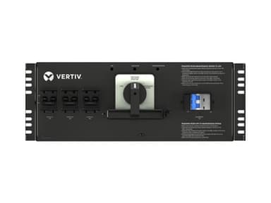 Vertiv VMBC-20KIRT4U maintenance bypass panel (MBP) 230 - 400 V Black 20000 A view 1