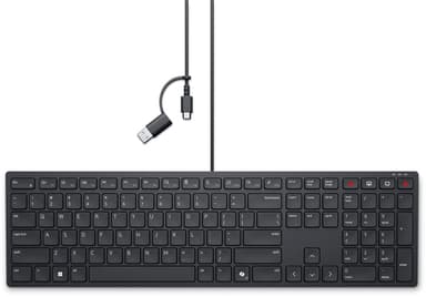 DELL Pro Wired Collaboration Keyboard - KB525C - UK (QWERTY) view 1