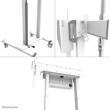 Neomounts FL55-875WH1 TV trolley 55-100" - motorised - TÜV view 10