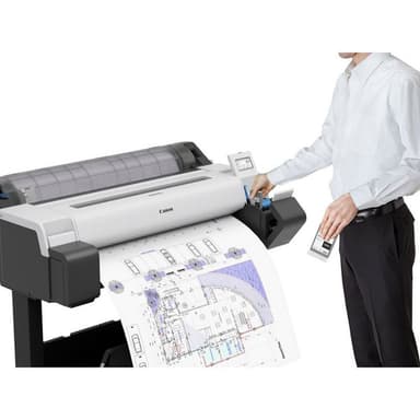Canon imagePROGRAF TM-340 large format printer Wi-Fi Bubblejet Colour 2400 x 1200 DPI A0 (841 x 1189 mm) Ethernet LAN view 4