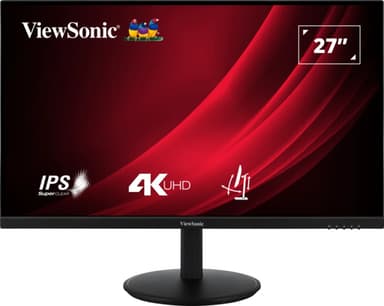 Viewsonic VG Series VG2708-4K computer monitor 68.6 cm (27") 3840 x 2160 pixels 4K Ultra HD LED Black view 1