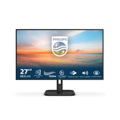 Philips 27E1N1200A/00 computer monitor 68.6 cm (27") 1920 x 1080 pixels Full HD LCD Black view 1