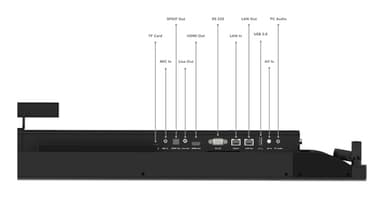 Lenovo ThinkVision T86 computer monitor 2.18 m (86") 3840 x 2160 pixels 4K Ultra HD LED Touchscreen Black view 11