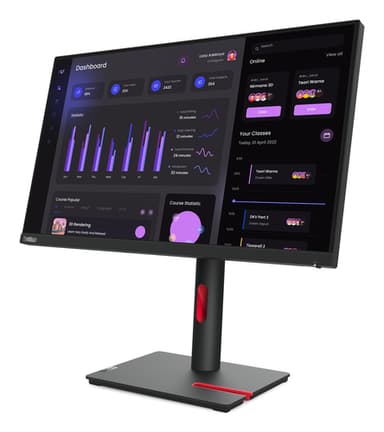Lenovo ThinkVision T24i-30 computer monitor 60.5 cm (23.8") 1920 x 1080 pixels Full HD LED Black view 7