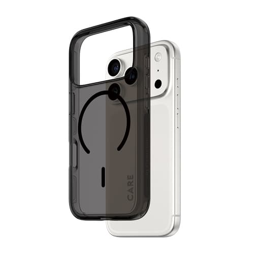 PanzerGlass CARE™ by ® Smokey Case w. Black MagSafe iPhone 17 Pro