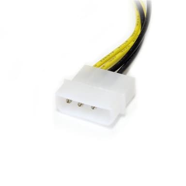 StarTech.com 6in LP4 to 8 Pin PCI Express Video Card Power Cable Adapter view 3