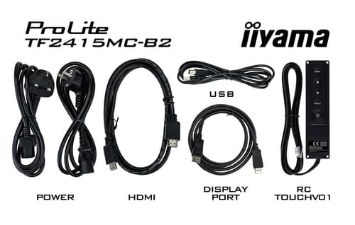 iiyama ProLite TF2215MC-B2 computer monitor 54.6 cm (21.5") 1920 x 1080 pixels Full HD LED Touchscreen Multi-user Black